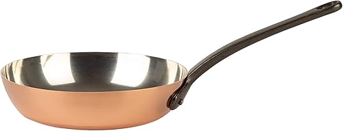 Miniatura 8 de Cuisine Romefort Sartén de cobre estañado con mango de hierro fundido  Sartén tradicional de cobre macizo con revestimiento de estaño  Sartén
