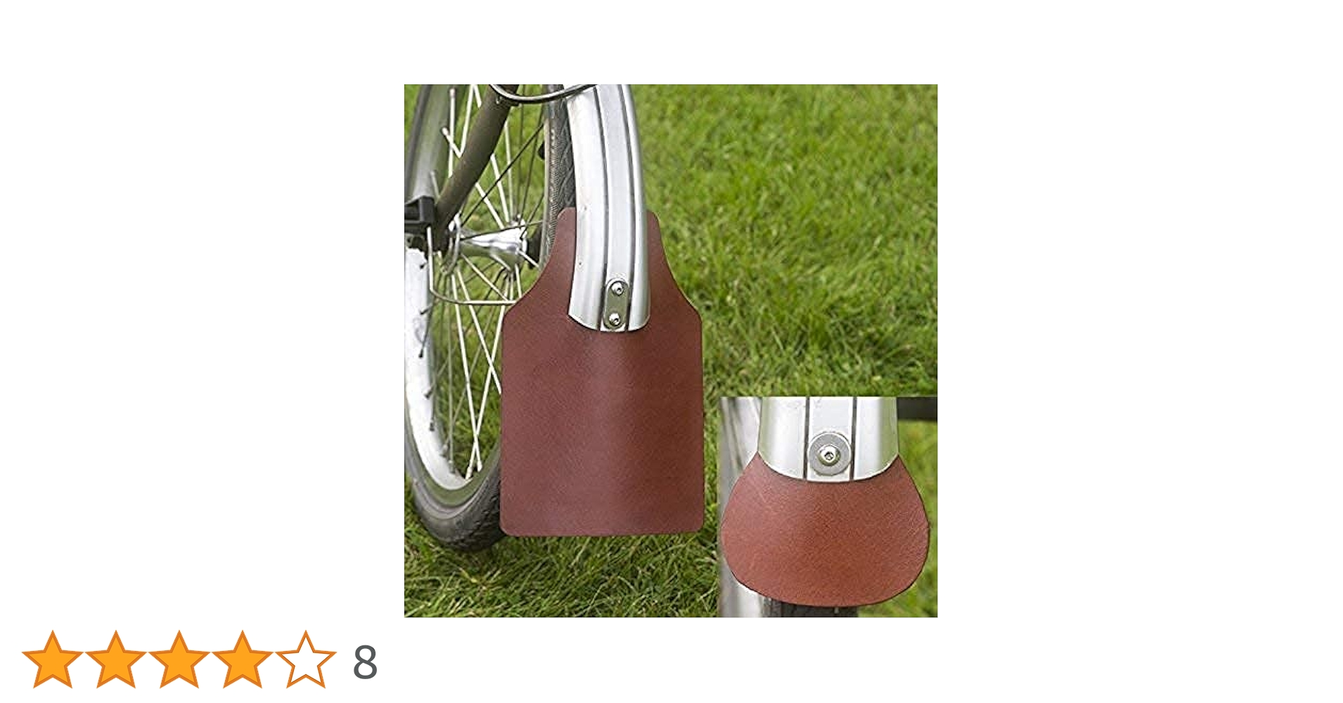 BROMPTON - BROMPTON ブロンプトン用　マッドフラップ　前後セット　ブラウン　新品 ブロンプトン専用 マッドフラップ泥除け（フロント） | しし