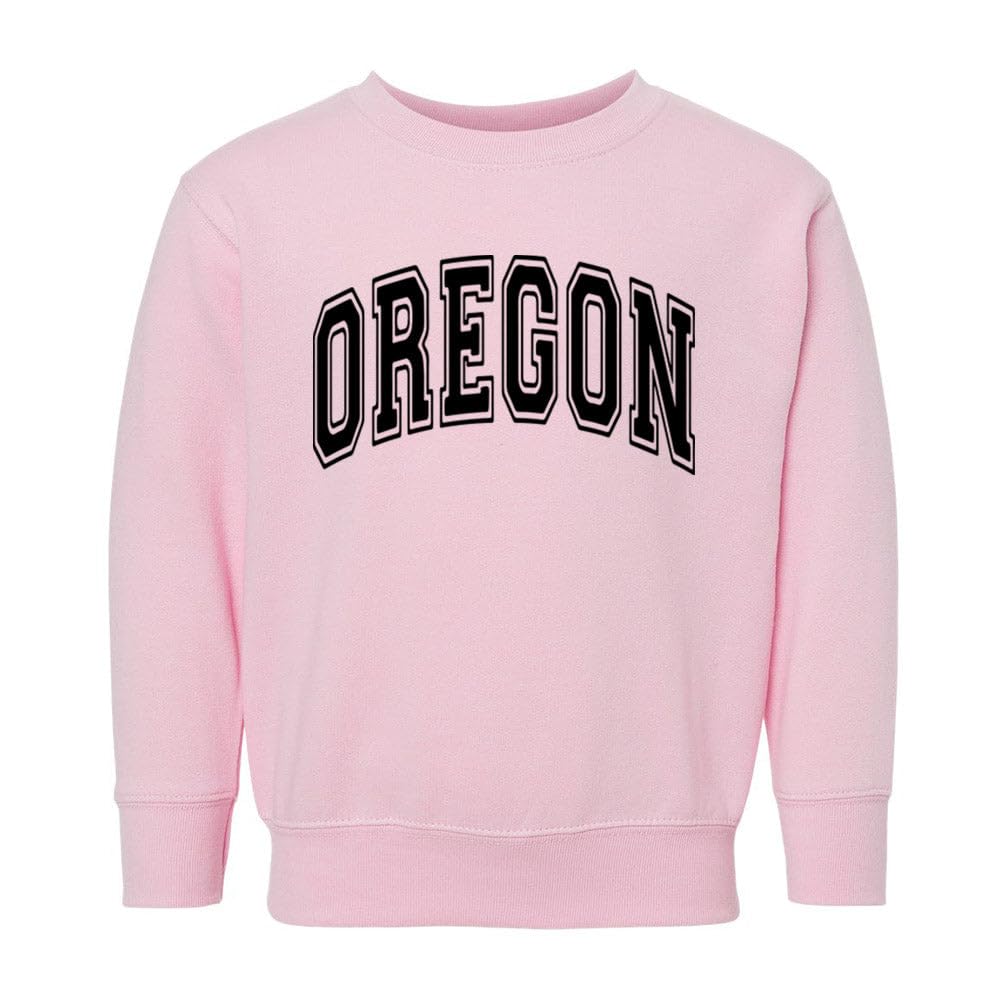 Arch Oregon Kids Sweatshirt Toddler 4T Pink