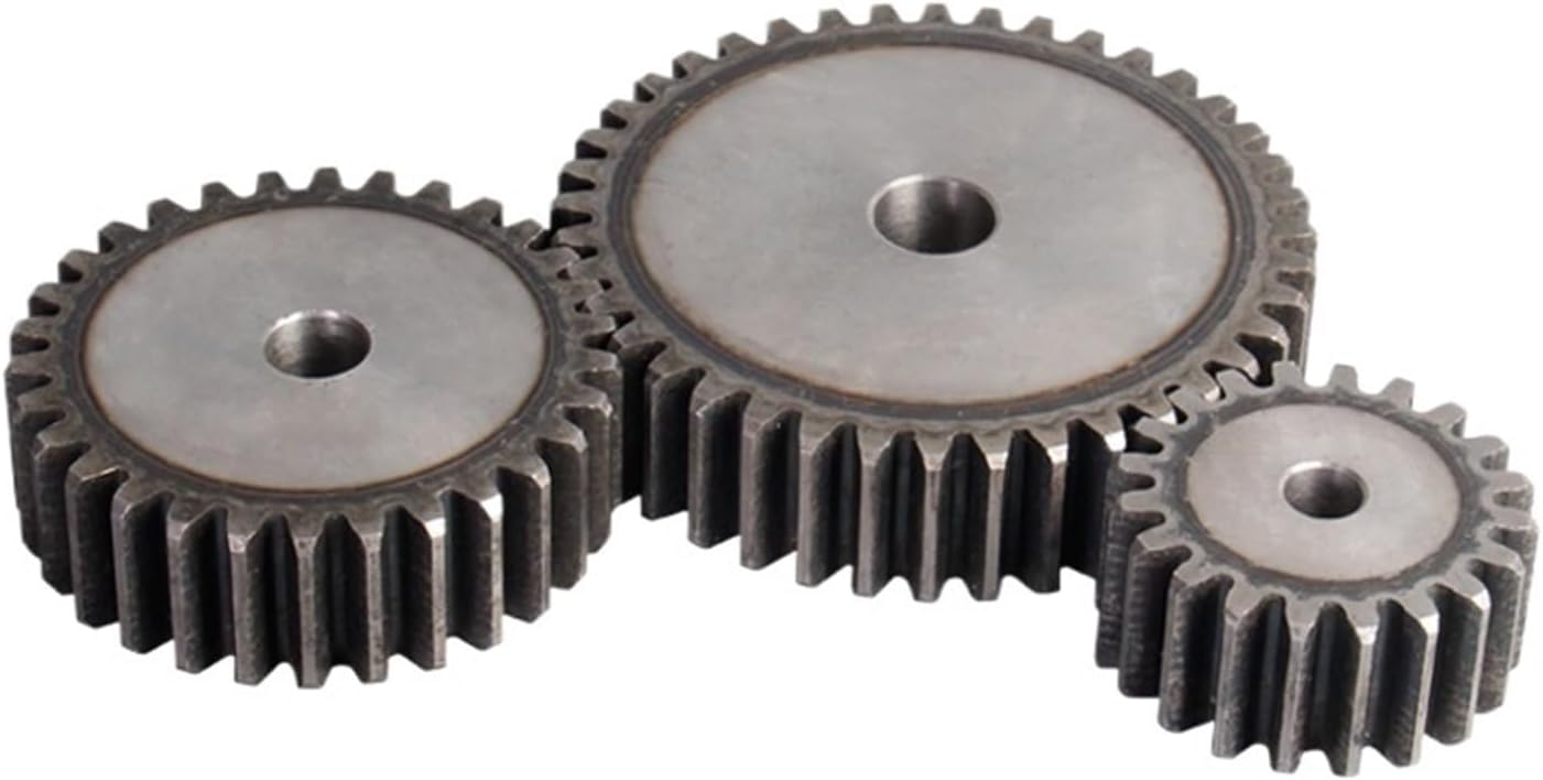 Industrial helical Gear 1pcs 2M Spur Gear 25T/26T/27T/28T/29T/30T/31T/32T/33T/34T/35T/36T/37T/38T/39T Carbon Steel Thickness 20mm (Size : 2M 26T -1pcs)