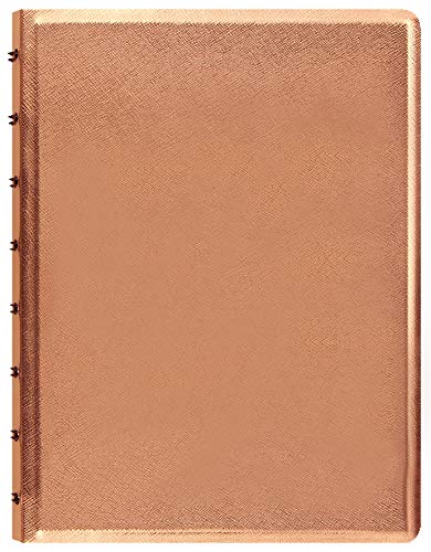 Cahier Saffiano Metallic A5 or rose, le cadeau idéal pour écrire ses idées