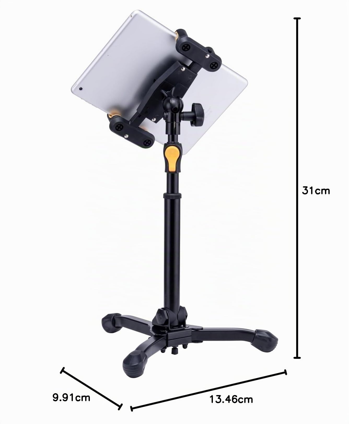 HERCULES Supporto per tablet e smartphone, treppiedi da tavolo 2 in 1, tripla
