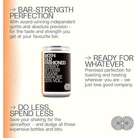 Buy MOTH Old Fashioned Ready Mixed Cocktail – Experience the Perfect Blend of Whiskey, Bitters, and Sugars