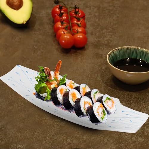 Plato Cerámico en Forma de Pez para Sushi miniatura 7