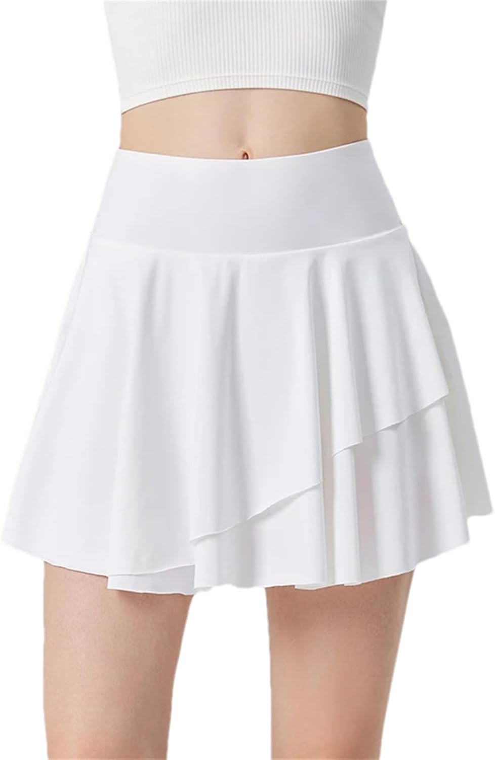 Women's Tennis Skirts with Shorts Fitness Pleated Skirt Sports Short Golf Mini Skirt Women's Gym Sportswear