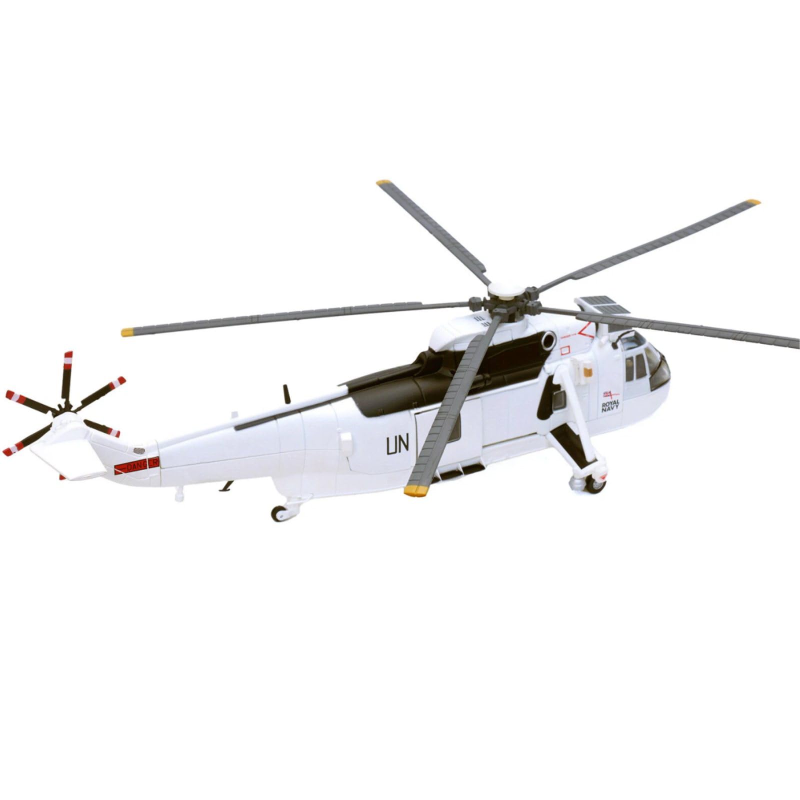 WANSUPYIN Alloy 1:72 Royal Navy Sea King HC.4 United Nations Peacekeeping Force Helicopter Model Airplane Model for Collection