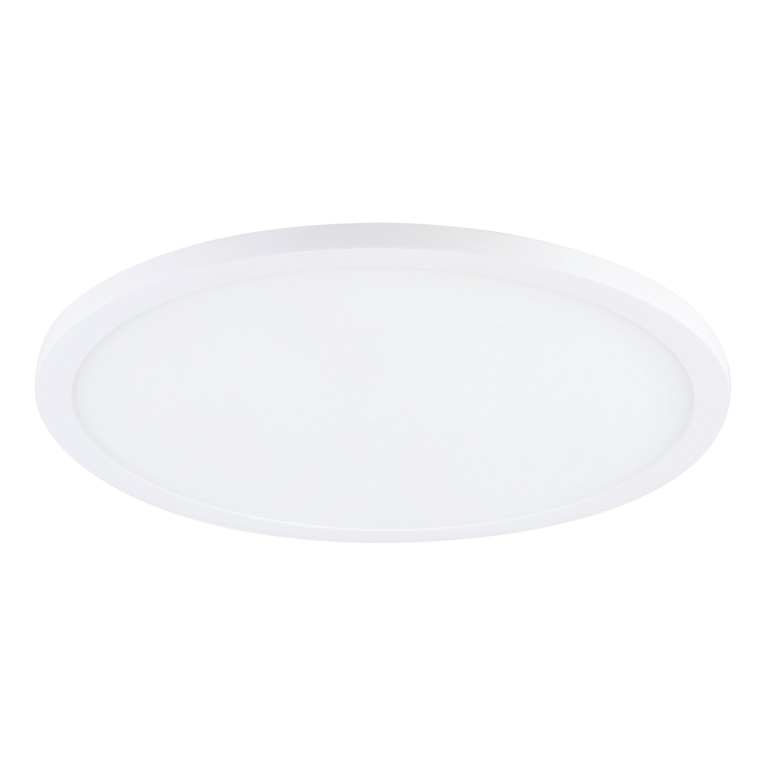 Eglo Recessed Spot Light For Ceiling Fueva Flex, ? 8.9 Inches, Aluminium Led Downlight With A Plastic Luminous Surface, Flat Spotlight In White,