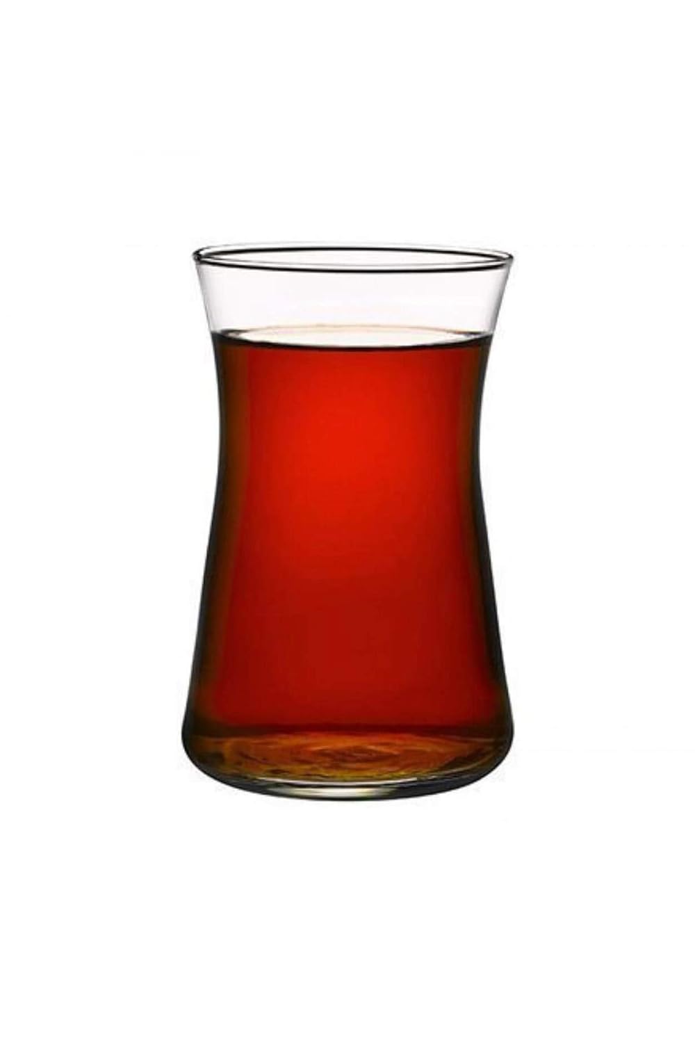 Buy Pasabahce Heybeli Tea Glass Set, 170ml, Set of 6, Clear Online at