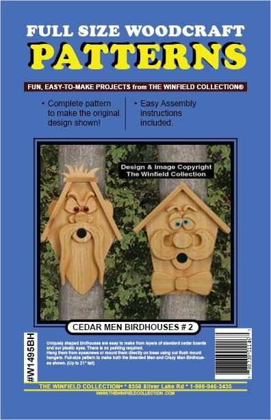Cedar Men Birdhouses 2 Woodworking Project Plan
