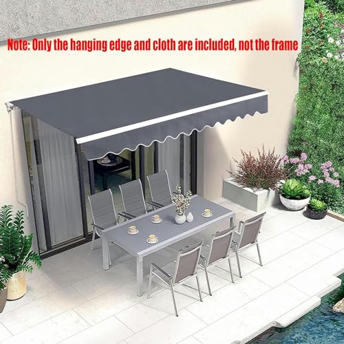 Tissu de remplacement de dessus d'auvent imperméable pour store de café