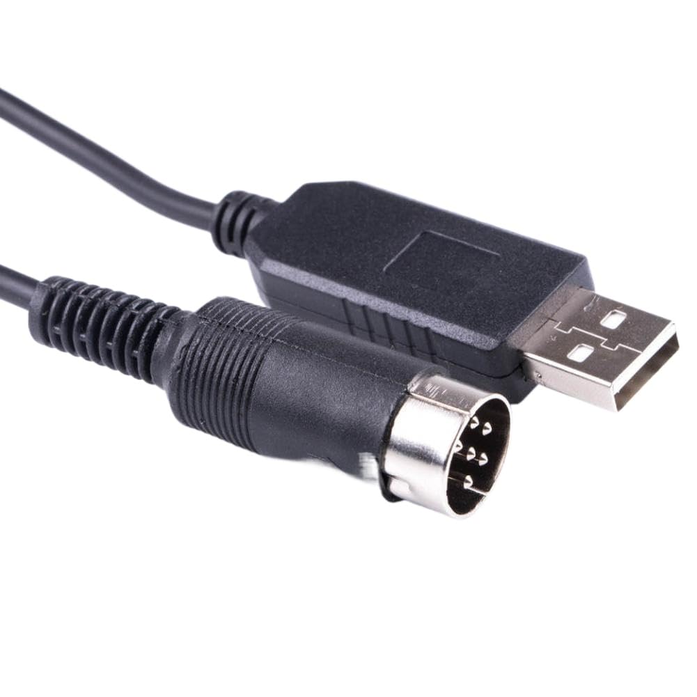Adaptador convertidor Serie USB a 6P DIN RS232 de 6 pies Compatible con Kenwood Radio TS-450S TS690 TS790 ID-150 FTDI