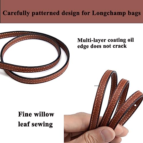 Image of Chispee Leather Replacement Strap Handles Purses Straps Shoulder Bag Crossbody Handbag Strap Buckles DIY Bags Accessory(strap black)