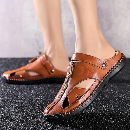 Men's Closed-Toe Outdoor Sandals - Durable Non-Slip Quick-Dry Beach Shoes for Hiking, Walking & Water Activities4