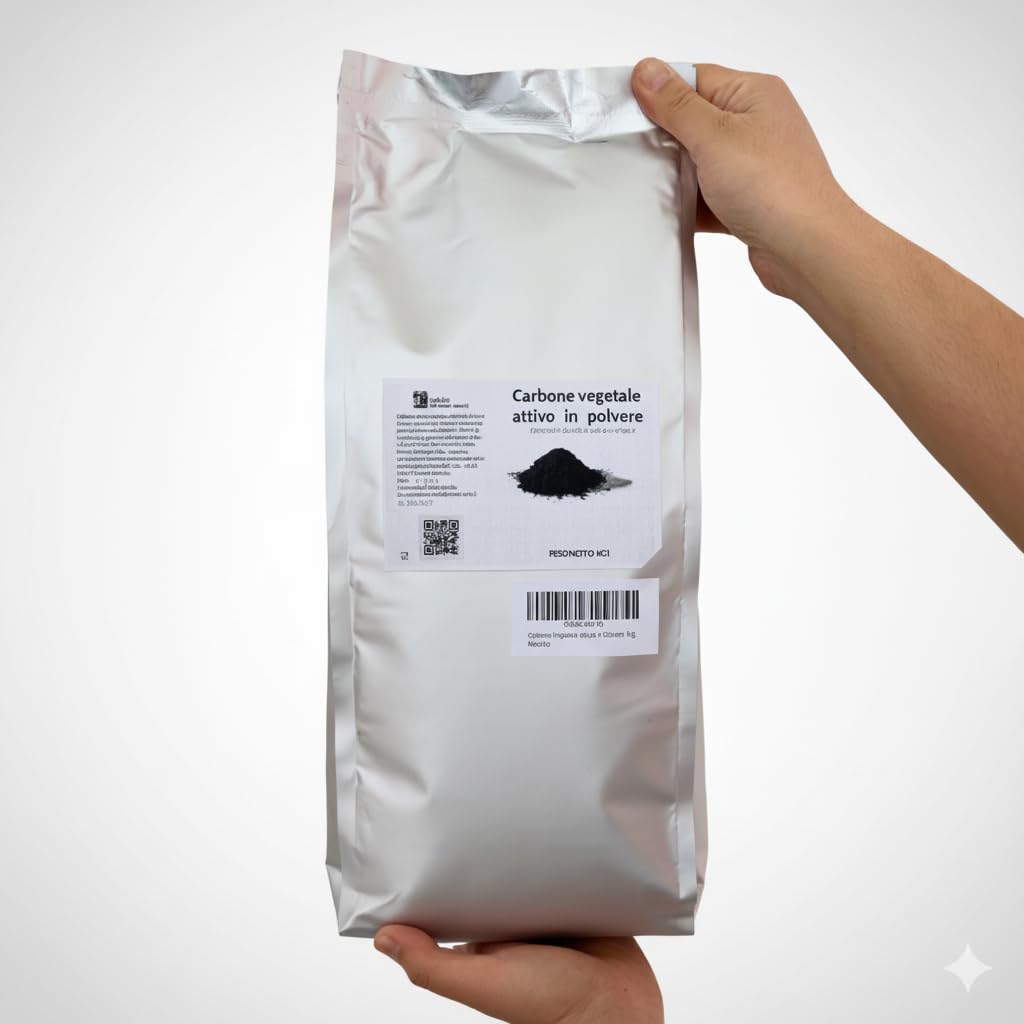 Carbone Vegetale Attivo in Polvere 1kg