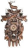 Kammerer Uhren Hekas Cuckoo Clock Hunting Clock, Hanging Animals