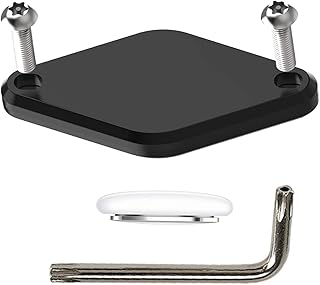 AirTag Bike Mount,1Set Airtag Bike Holder Case,AirTag Bike Bottle Cage Holder,Bike Airtag Bicycle Holder Attachment,AirTag Bike Mount Holder Bracket for 64mm Bike Water Bottle Holder Cage,Black