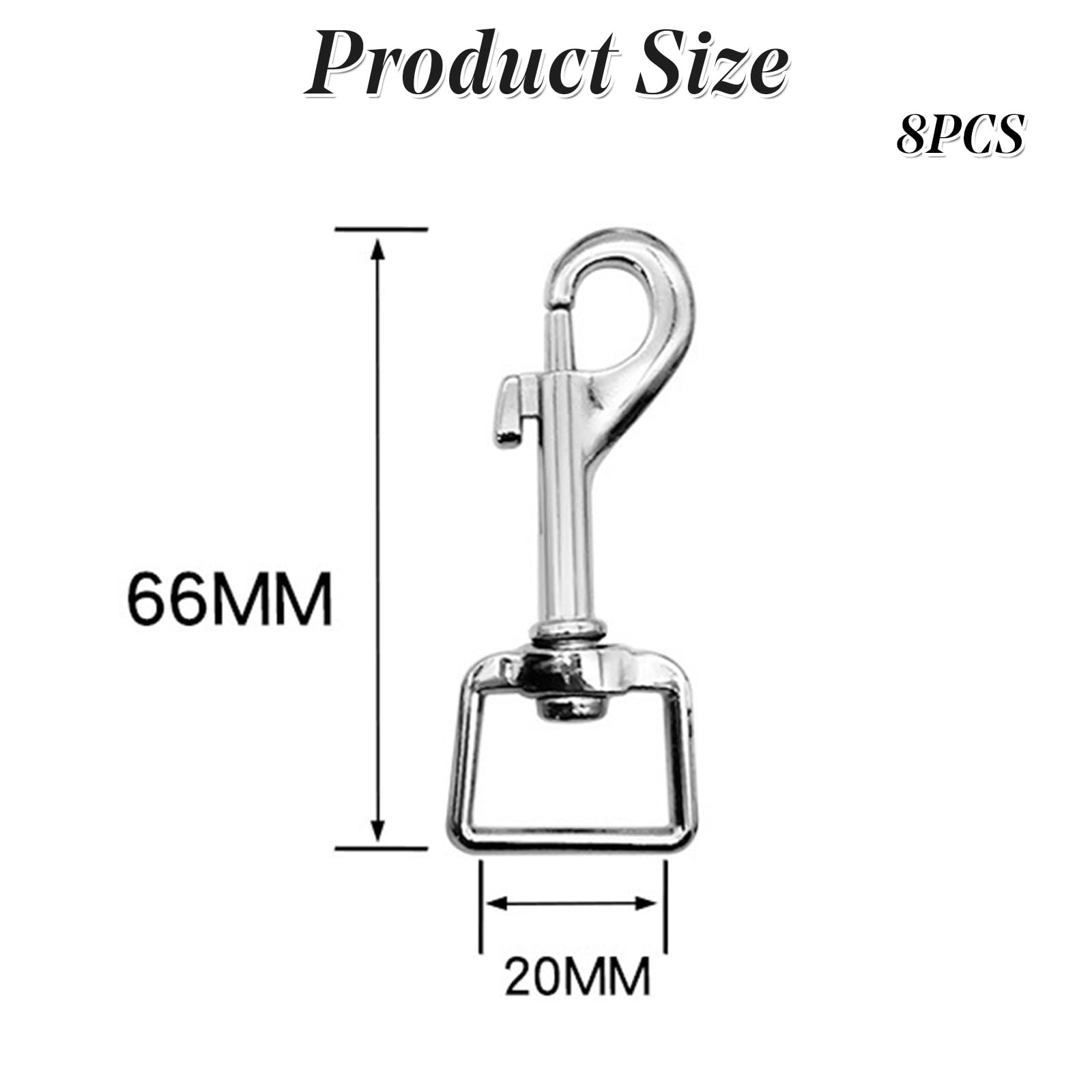 Snap Hooks Dog Leads Clasp Buckle Trigger Clip Pet Buckle Key Chain for Linking Dog Leash Collar Handmade Crafts Project 8pcs - Image 2