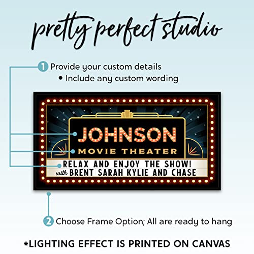 Pretty-Perfect-Studio-Custom-Home-Movie-Theater-Sign-Personalized-Family-Room-Decoration-Customized-Marquee-Sign-Media-Accessories-20x60 - Urban Country Home Decor Pretty-Perfect-Studio-Custom-Home-Movie-Theater-Sign-Personalized-Family-Room-Decoration-Customized-Marquee-Sign-Media-Accessories-20x60