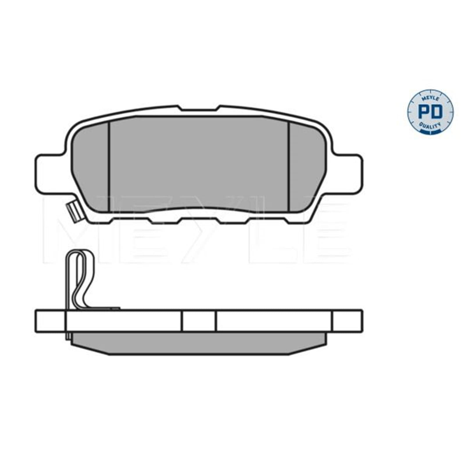 Meyle Pd-Bremsenset 291mm hinten