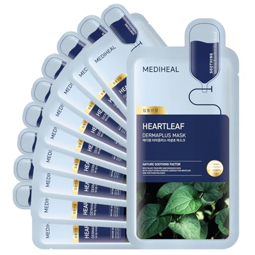MEDIHEAL Dermaplus Heartleaf Daily Soothing Mask (10ea)