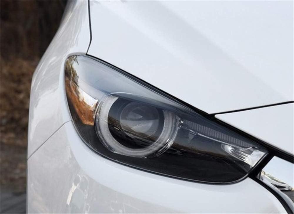 A Pair Xenon Car Headlight Cover Replacement for Mazda 3 Axela 2017 2018 2019,Not fit Halogen Headlight,Clear Lens Auto Headlamp Shell Cover