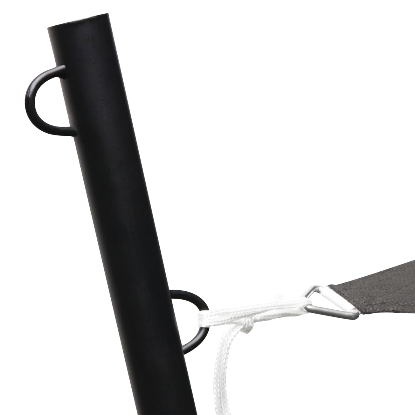 IDMarket - Befestigungsmast für Sonnensegel H. 220 cm Pfosten und Basis aus Stahl