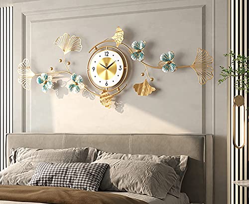 Horloge murale contemporaine et silencieuse pour un salon moderne sans bruit