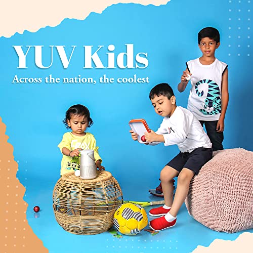 Image of YUV Kids Boys Printed Multicolor 100% Cotton Full Sleeve T Shirt for Kids Super Soft Breathable Lightweight Gifts for Kids | 7 to 12 Years, Pack of 4