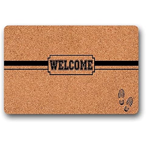 Entrance Doormat Indoor Door Mat Hello Doormat Welcome Please Lose The Shoes Colorful Print Top Cover