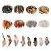 MWOOT 8 Styles Assorted Craft Feathers (160Pcs), Natural Chicken Feathers for DIY Earring Wings Dream Catcher Crafts Activities Project Wedding Party Home Decoration
