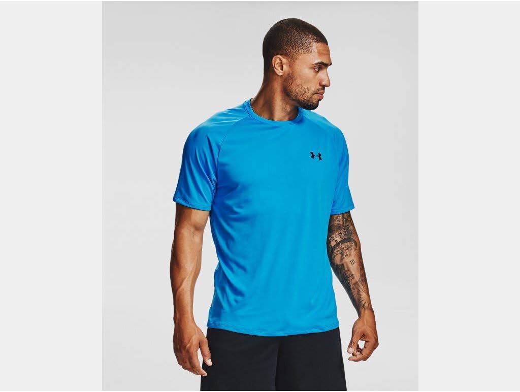 Under Armour Men's Tech 2.0 Short-sleeve T-shirt Standard Small Electric Blue (428)/Black
