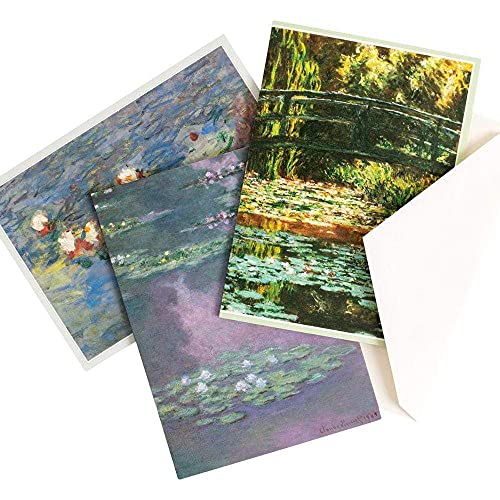 Image of Caspari Entertaining Claude Monet Boxed Blank Notecard