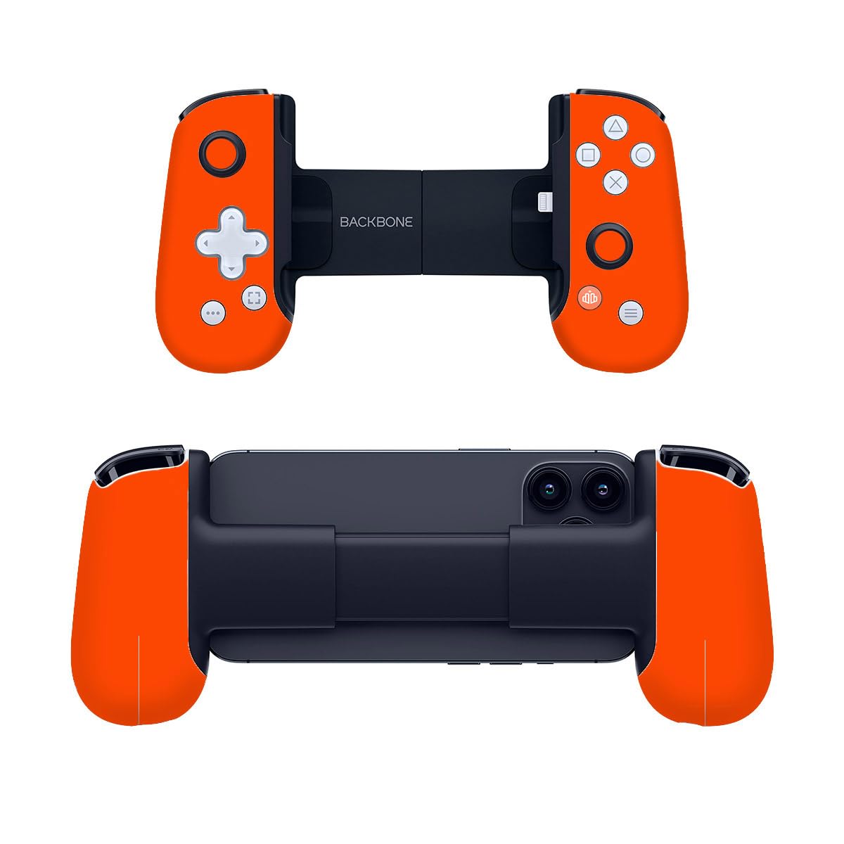 SopiGuard Sticker Skin for Backbone One Controller Full Body Wrap (Neon Orange)
