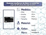 Caja de guantes latex negro 5 Imagen adicional