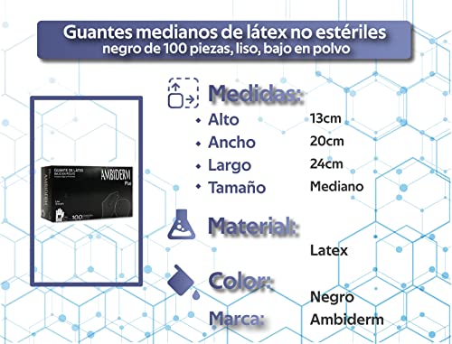 Caja de guantes latex negro 26 Imagen adicional