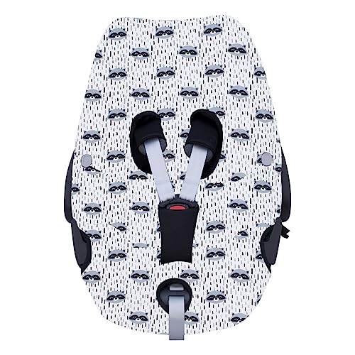 JYOKO Kids Funda de algodón para Silla de Coche Compatible con Maxi Cosi Pebble 360 Y FamilyFix 360 (Raccon)