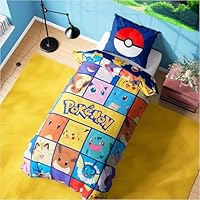 Get Trend Pokemon Juego de Cama Individual con Funda Nórdica