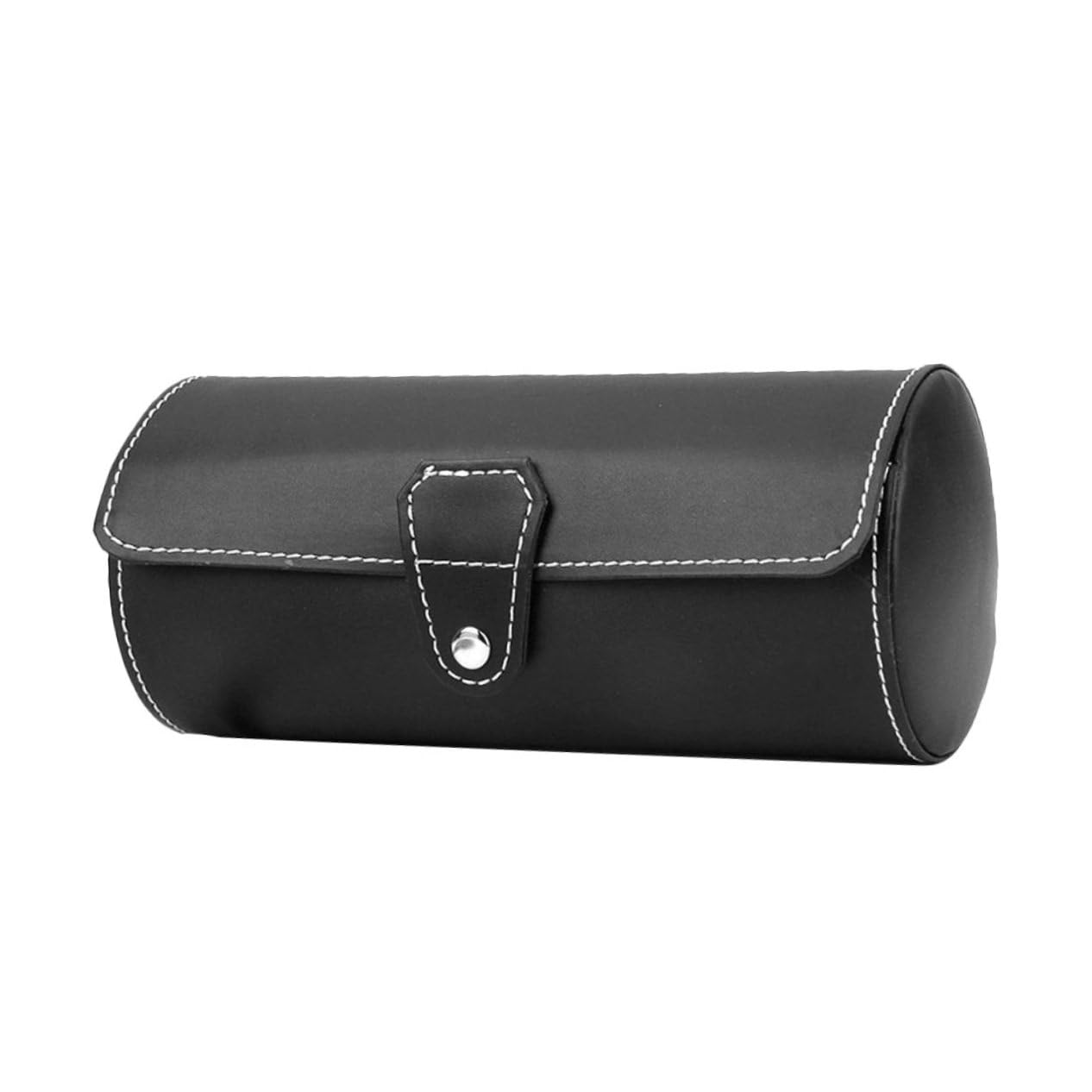 DEARMAMY Compartment Watch Box Elegant PU Organizer for Displaying and Storing Watches Lightweight and Portable Design Scratch Resistant for Your Collection Random Color