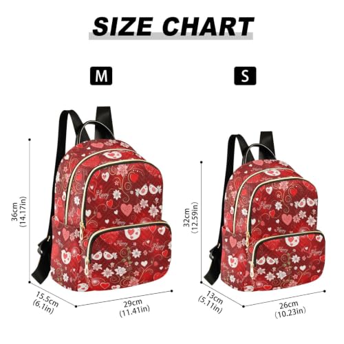 Sac à dos matelassé haut de gamme au motif fleur rouge