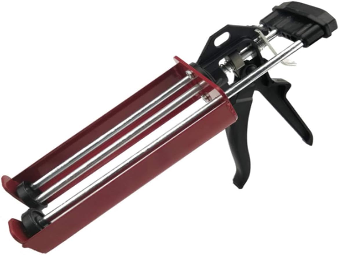 Piękny pistolet do klejenia szwów, wygodny pistolet do uszczelniania podwójnych luf, ręczny pistolet do klejenia metali, stosowany do żywicy epoksydowej, żywicy akrylowej, żywicy silikonowej