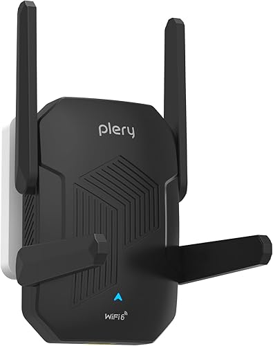 Extensor WiFi AX1500 con WPA3 Amplificador de señal WiFi de 1500 Mbps Extensor de Internet de doble banda para agricultura, juegos, oficina