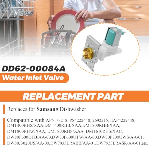 Beaquicy DD62-00084A vanne d'entrée d'eau pour lave-vaisselle Samsung - 8