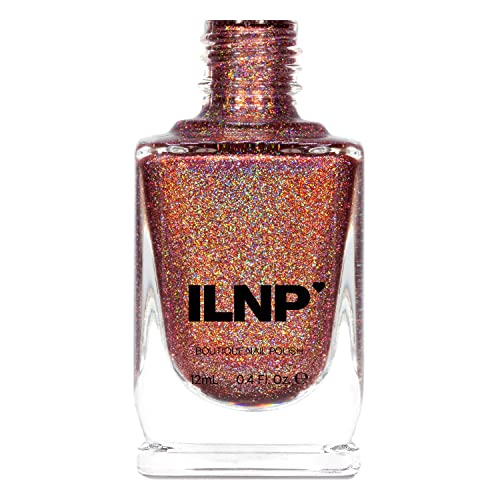 ILNP Brownstone - Luminous Warm Brown Ultra Holo Nail Polish