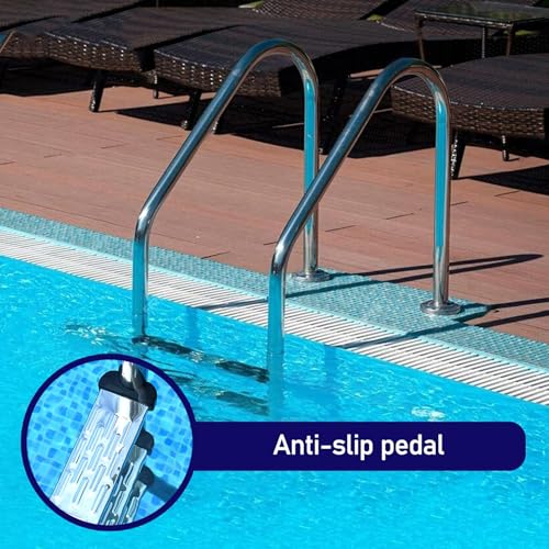 Escalera para piscina 2 escalones acero inoxidable miniatura 5
