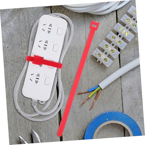 Cabilock 100 piezas Bridas Reutilizables con Gancho y Bucle para Organización de Cables, Alta Resistencia, para Electrónica y Gestión de Cables en Escritorios miniatura 5