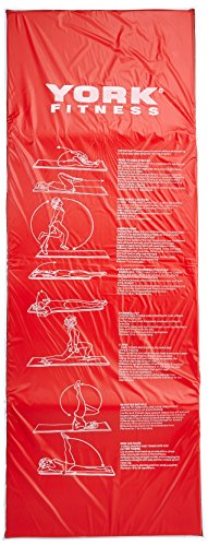 York Fitness Exercise Mat - Blue/Red