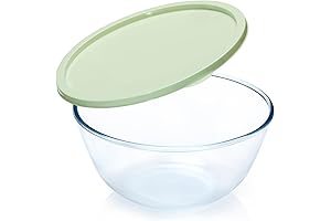 NUTRIUPS 161 oz Extra Large Glass Bowl
