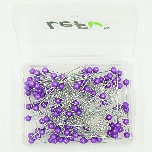 Lefv™ Quilting Pins Ball Head Sewing Pins,Pack Of 100,Purple #TOP3