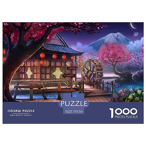Puzzle en bois 1000 pièces William's Back Garden style classique