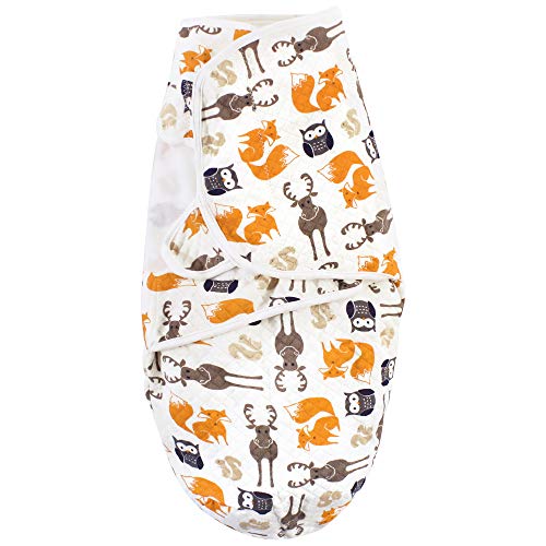 Image of Hudson Baby Unisex Baby Quilted Cotton Swaddle Wrap 3pk, Boy Forest, 0-3 Months